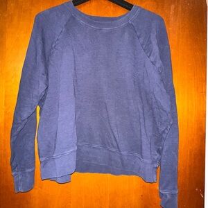 J. Crew Blue Crewneck Sweatshirt